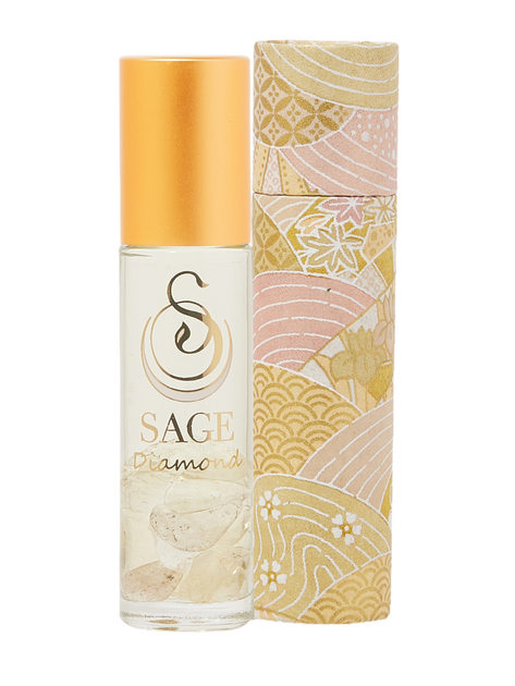 Amber Vanity Bottle by Sage, Pure Perfume Oil Concentrate